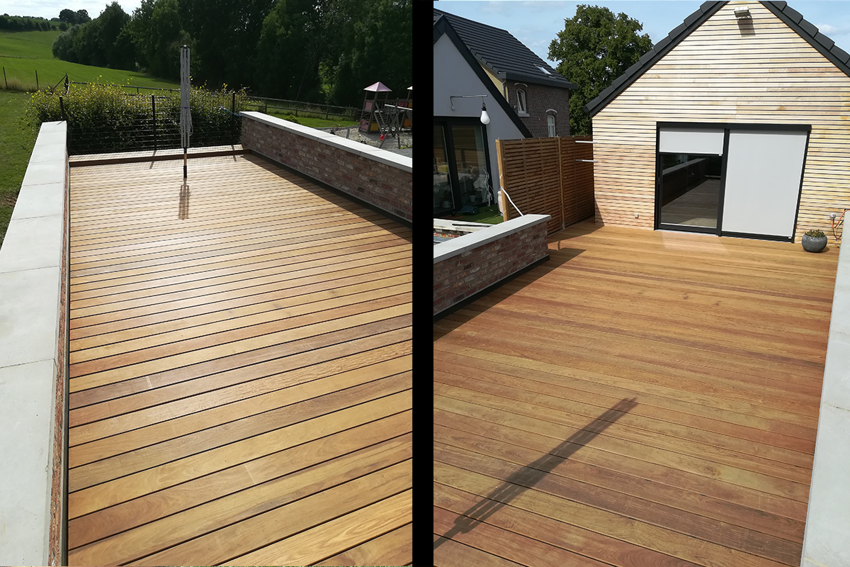 Terrasse en bois sur mesure