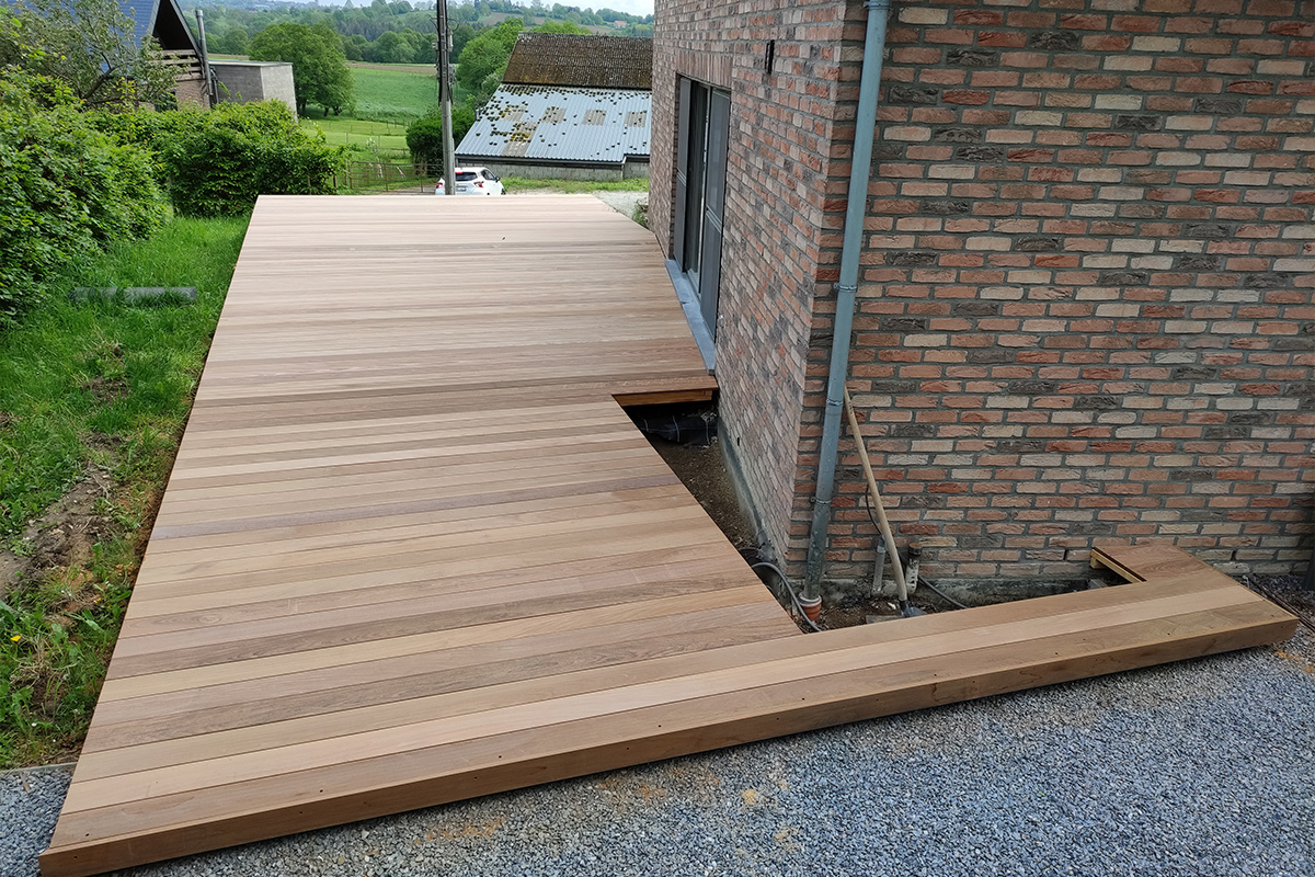 Terrasse en bois sur mesure